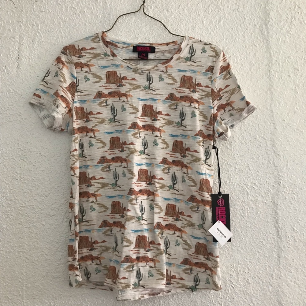 Rock N Roll Cowgirl Western Tee